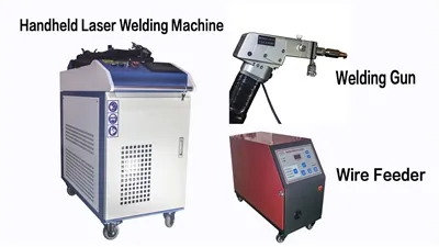 Handlaserschweißgerät für Metall
